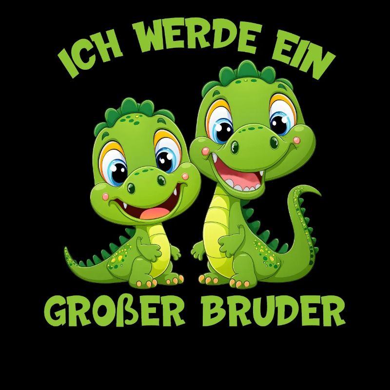 Ich werde ein großer Bruder Dinosaurier Rex Dino