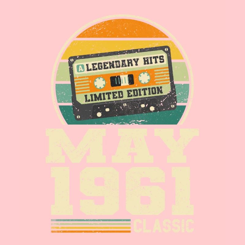 62nd Birthday May Vintage 1961 Gift Idea