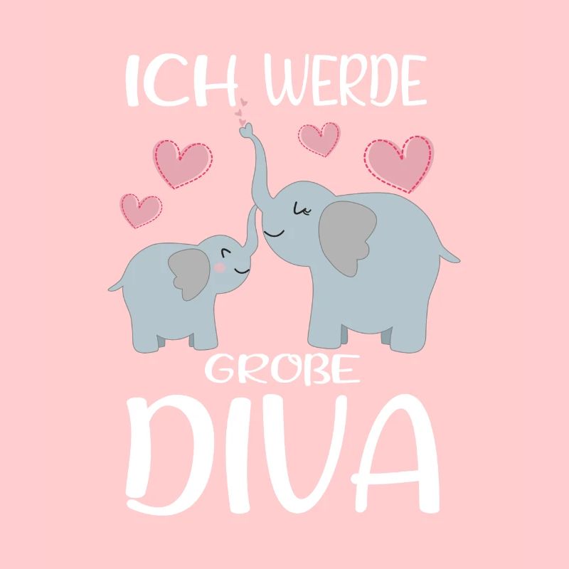 Werde Große Schwester Diva Verkünden Elefanten