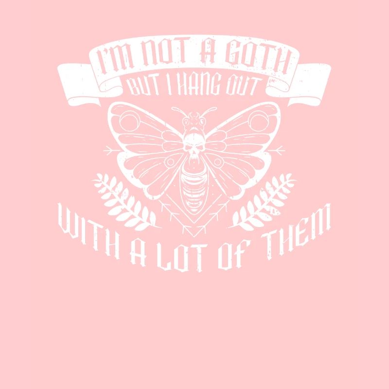 Goth Moth Gothic Grufti Emo Saying