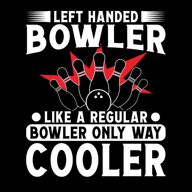Bowler gaucher comme un refroidisseur Bowler normal