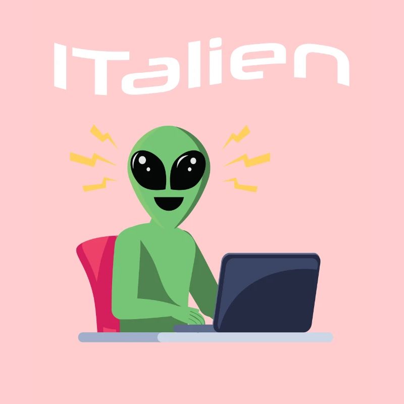 ITalien Alien Informatiker Hacker Coder