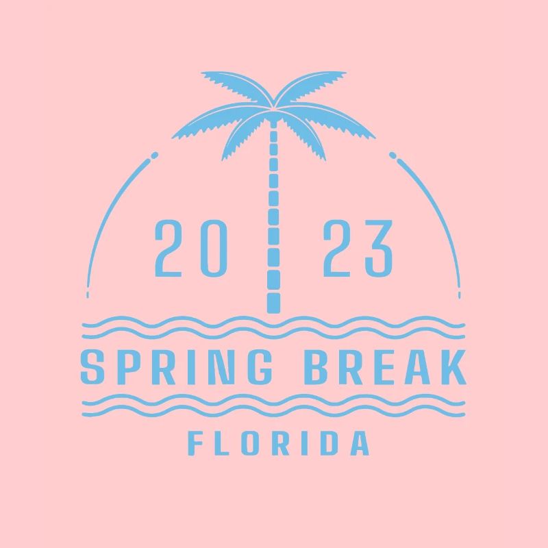 Passende Spring Break Strandurlaubsidee - Florid