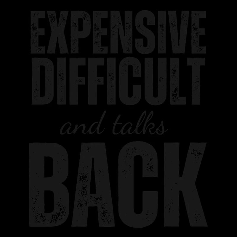 Expensive Difficult and Talks Back