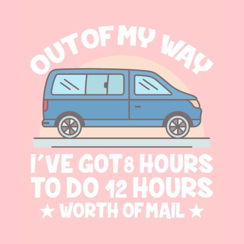 Delivery Driver Outfit Joke Van Design