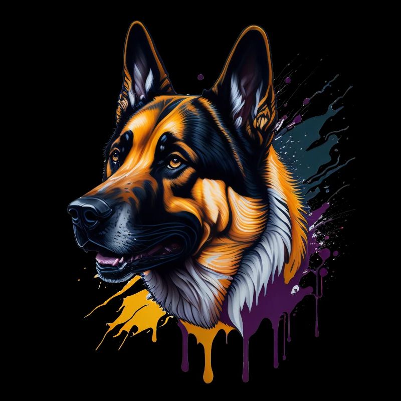 German Shepherd German Shepherd SplashArt