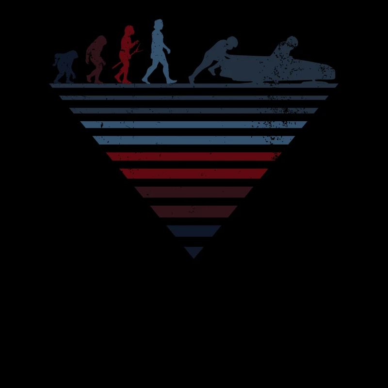 Human Evolution - Bobsleigh vintage
