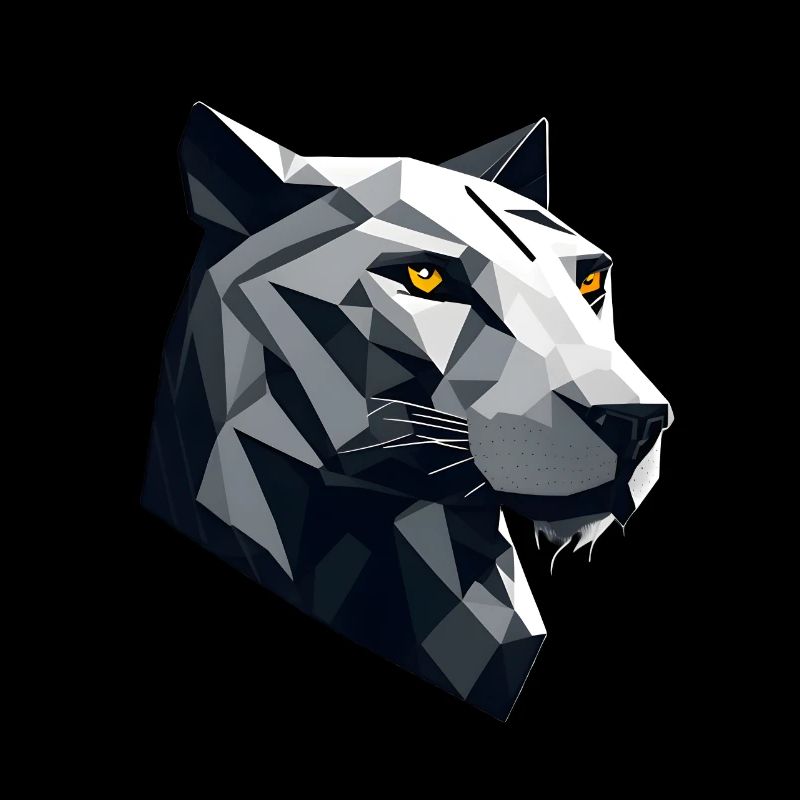 Minimalistischer Panther