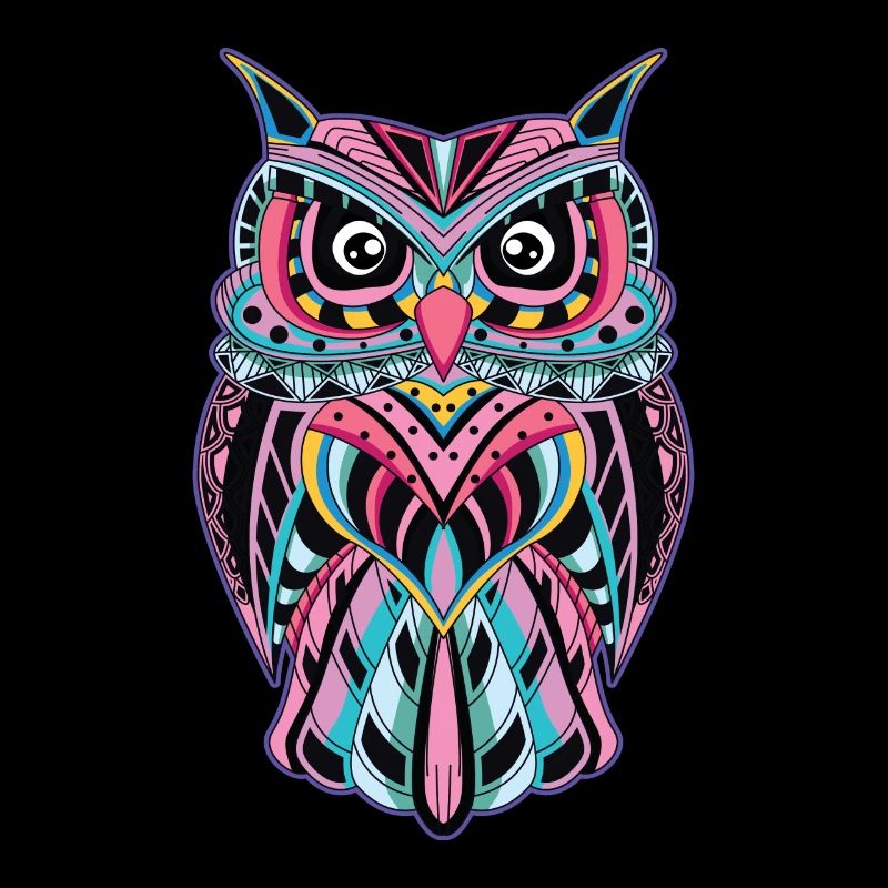 Eule Mandala Vogel Süß Eulen Vögel