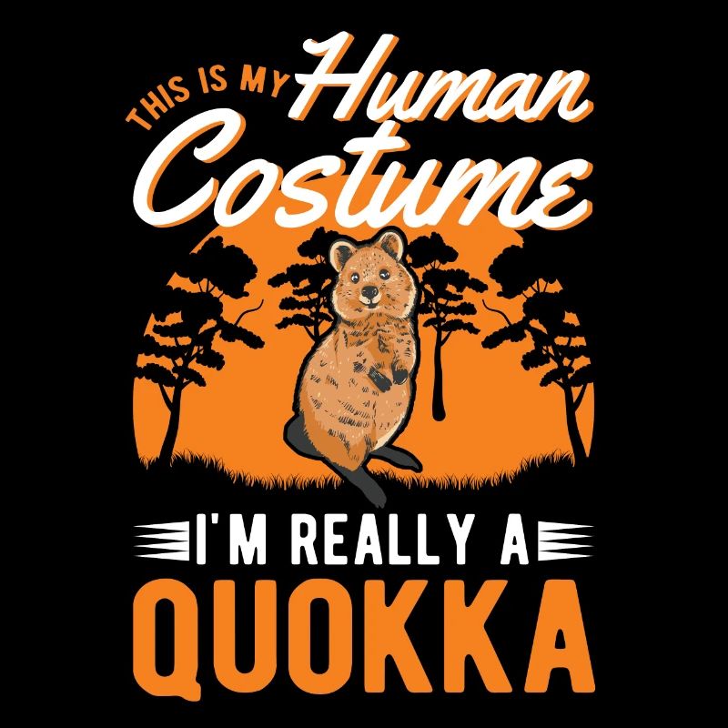 Quokka Halloween Kangourou à queue courte