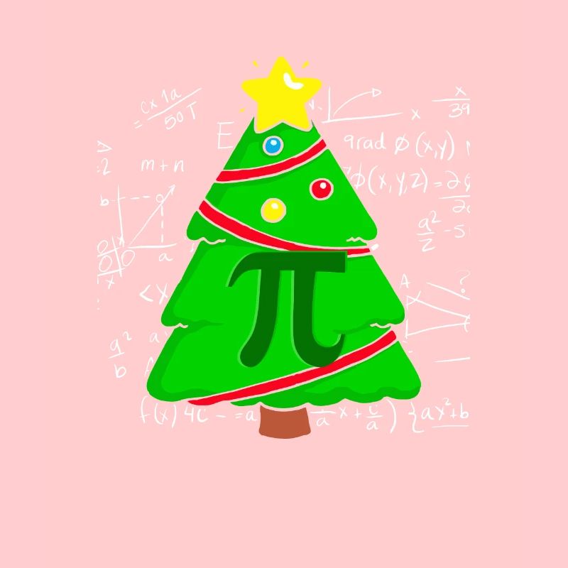 Pi Mathe Weihnachtsbaum Mathematiker Mathematik