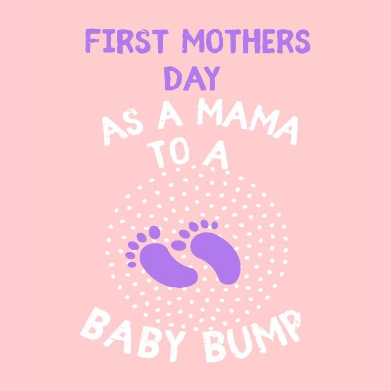 Mama Ankündigung Baby Bump Mama wird erste Mutter