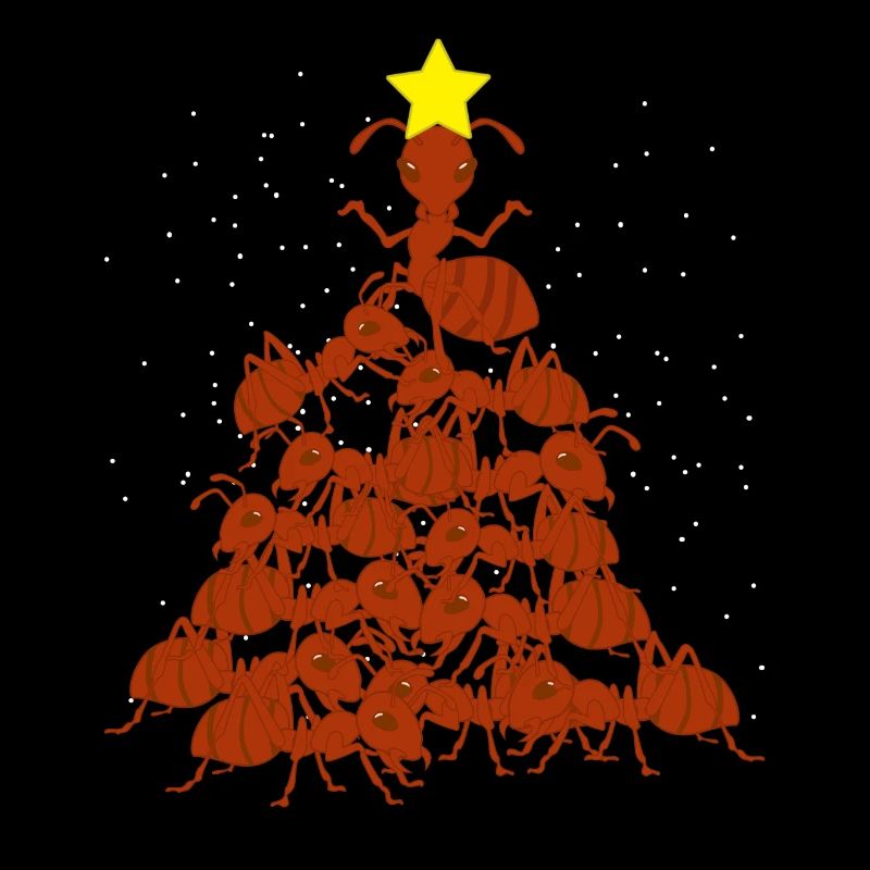 Fourmis Arbre de Noël Noël