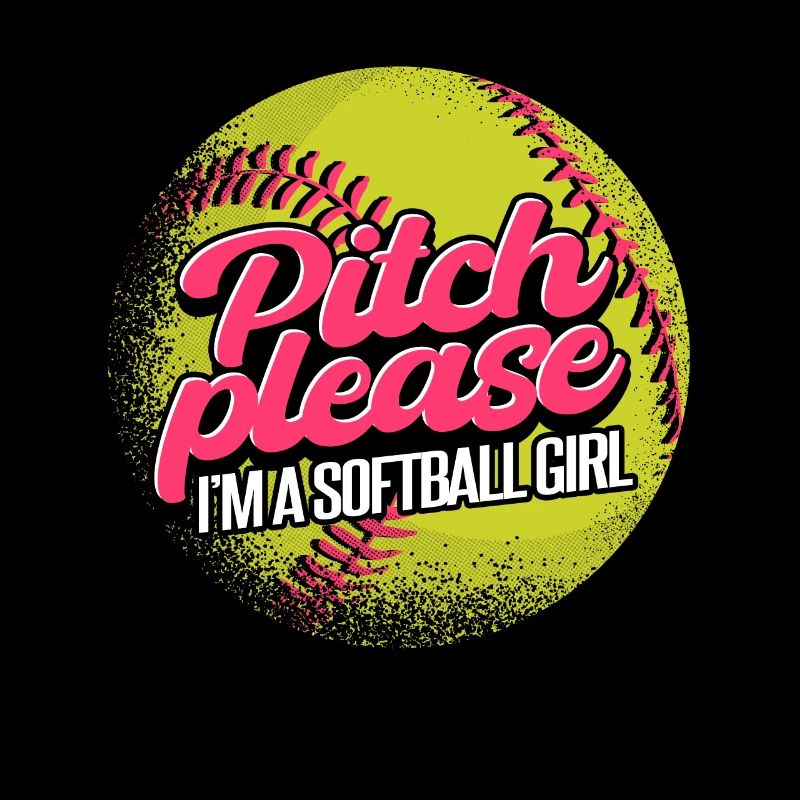 Ich bin ein Softball-Mädchen