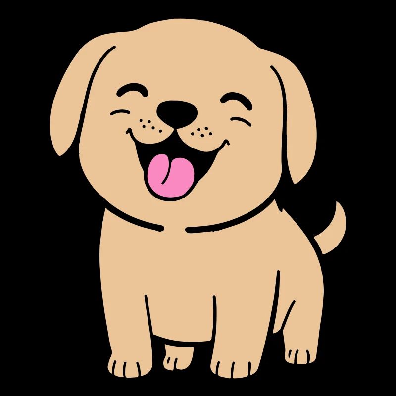 Chien joyeux