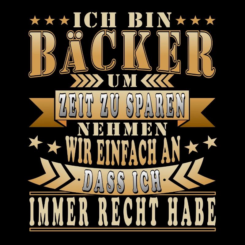 Lustige Bäcker Sprüche Geschenkidee