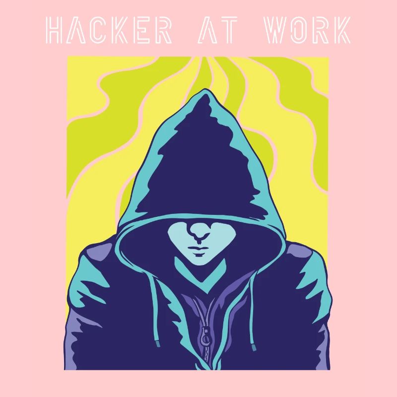 Hacker at work