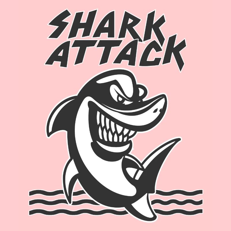Shark Attack Oceanographer Diver Gift