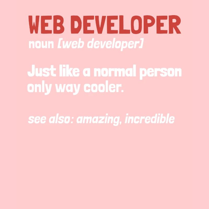 Web Entwickler Webdeveloper Definition