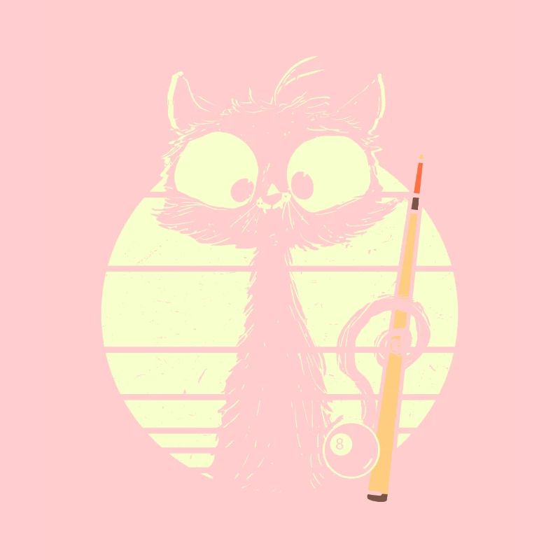 Chat avec billard Billard Billard Snooker