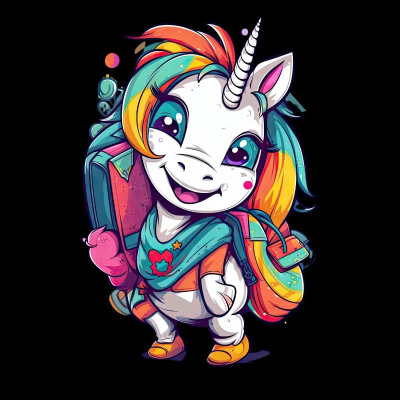 Einhorn Schulkind Einschulung Mädchen Geschenk