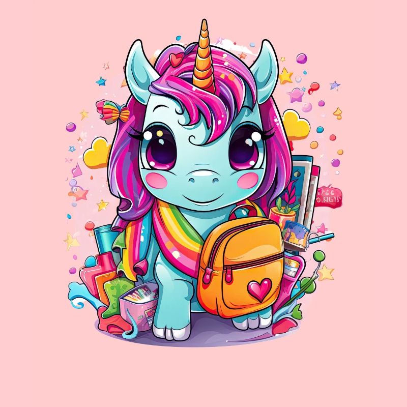 Einhorn Schulkind Einschulung Mädchen Geschenk