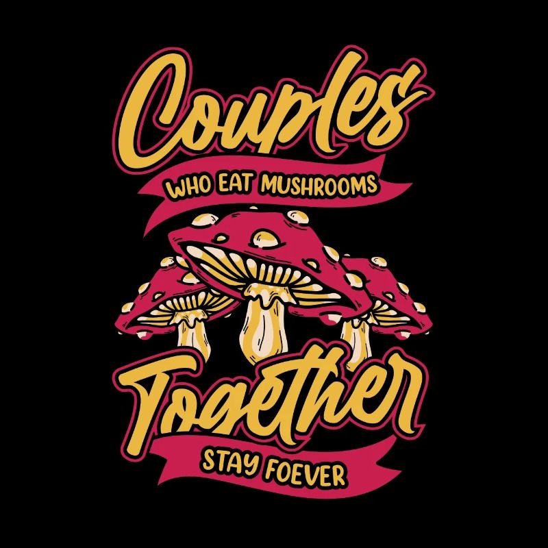 Cueilleurs de champignons Couple de champignons