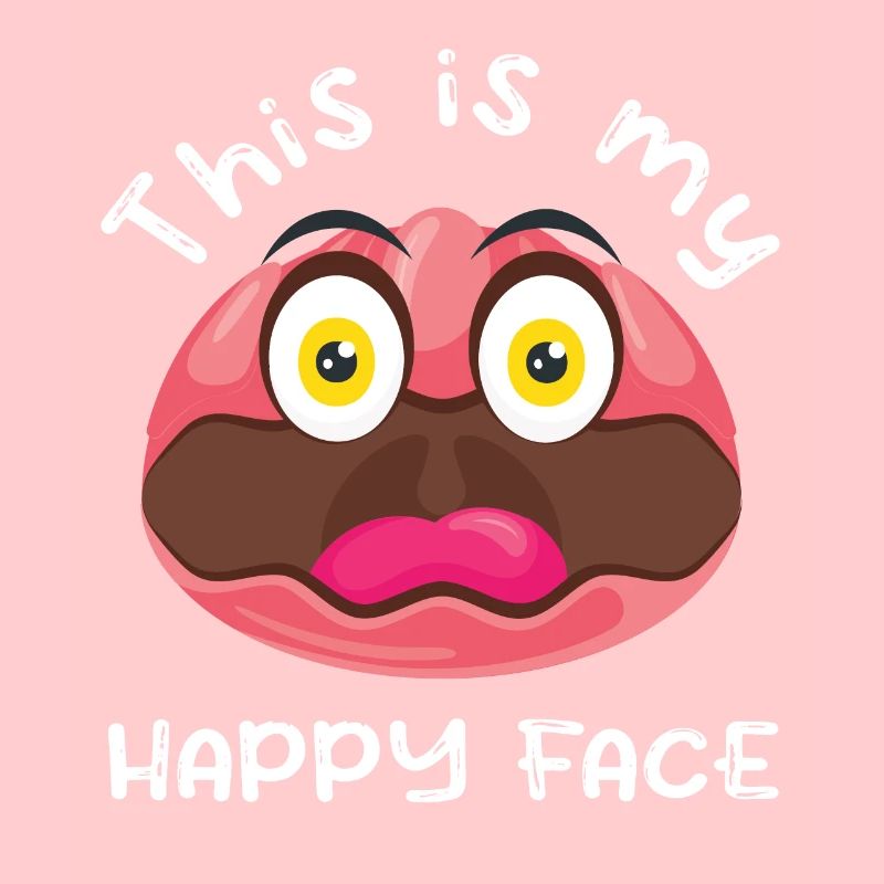 Costume de Blobfish - Visage de poisson Blob laid -