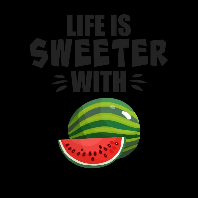 La vie est plus douce avec la pastèque
