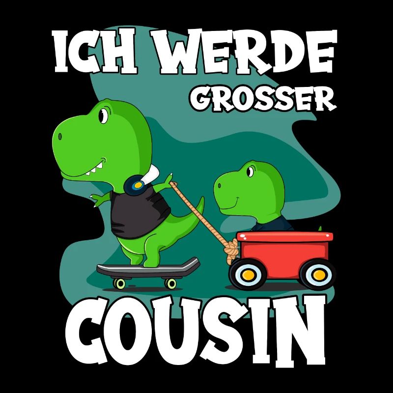 Dinosaurier bald Großer Cousin Ich Werde Großer