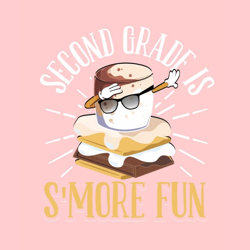 Dabbing Marshmallow Camper Second Grade est Smore F