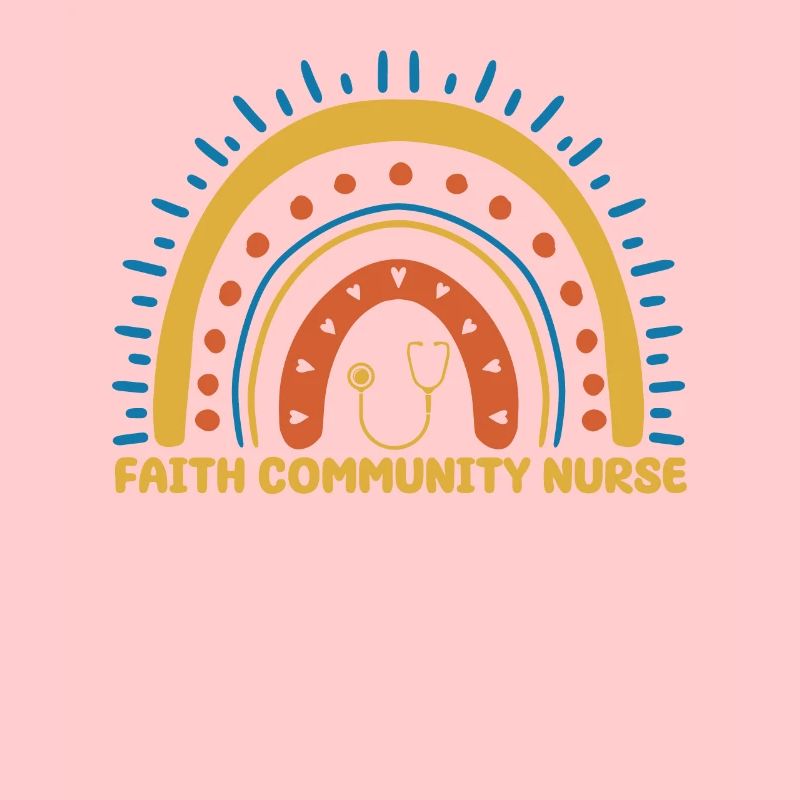 Gemeindekrankenschwester Boho Regenbogen