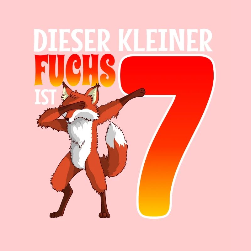 7. Geburtstag fuchs Junge Mädchen Geburtstag
