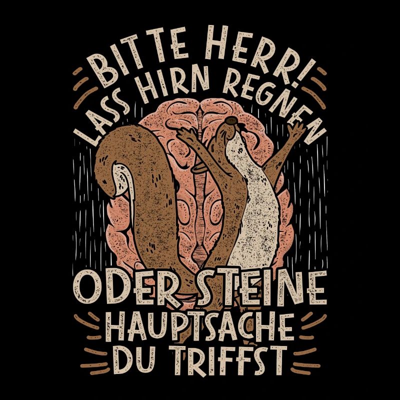 Bitte Herr Lass Hirn Regnen Oder Steine Hauptsache