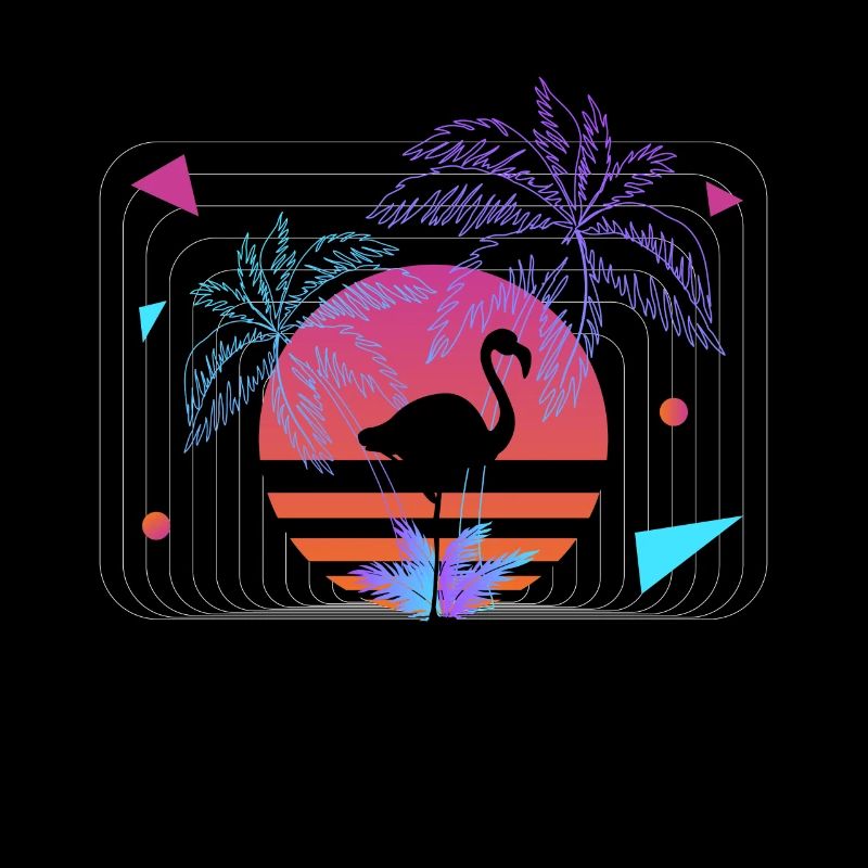 Flamingo Retrowave Synthesizer Retro