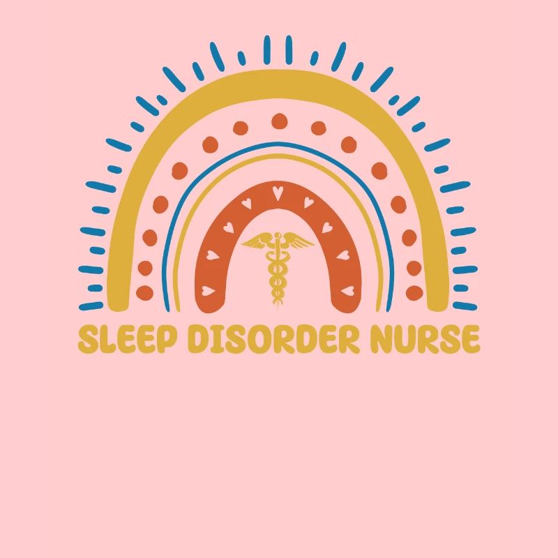 Schlaflabor Krankenschwester Boho Regenbogen