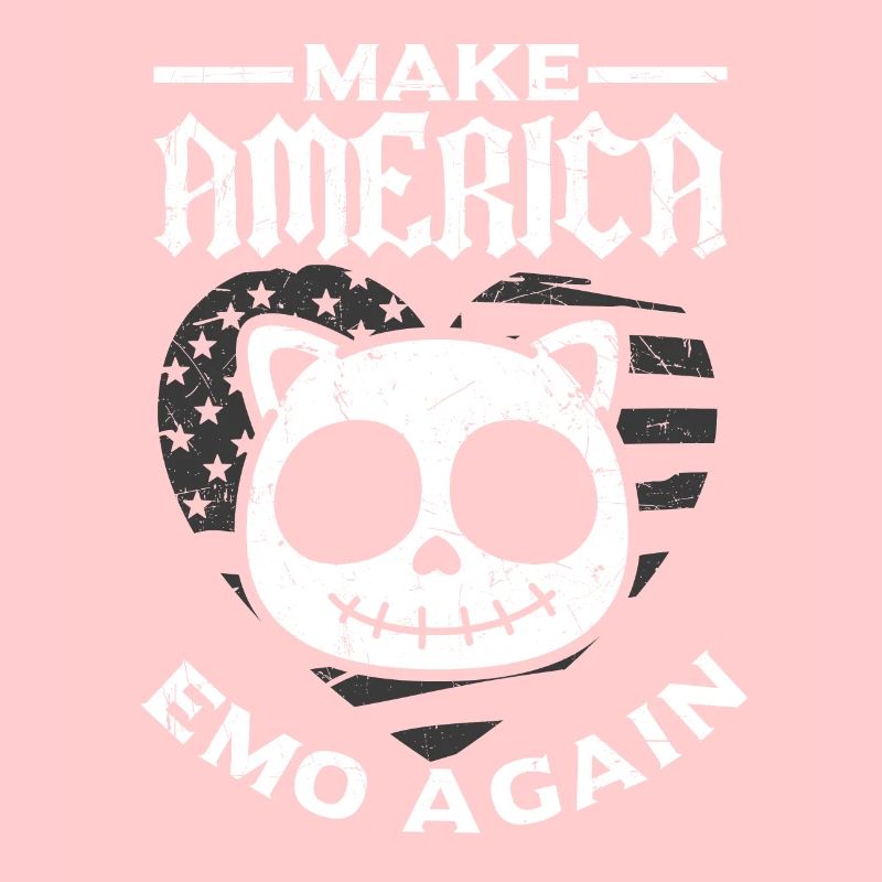 Emoticon Make America Emo Again Emocore Esthétique