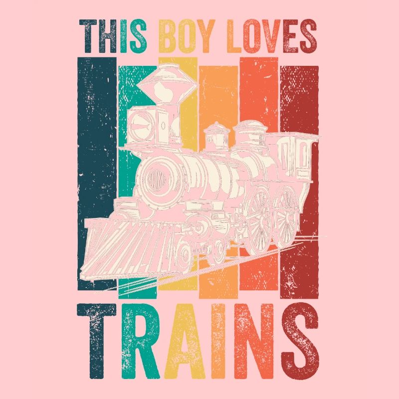 Ce garçon aime les trains