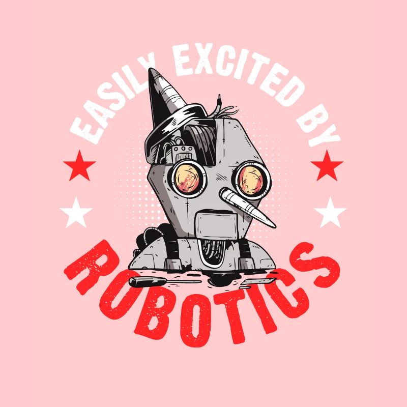 Build Robot Funny Easily Excited By Robotics Droid