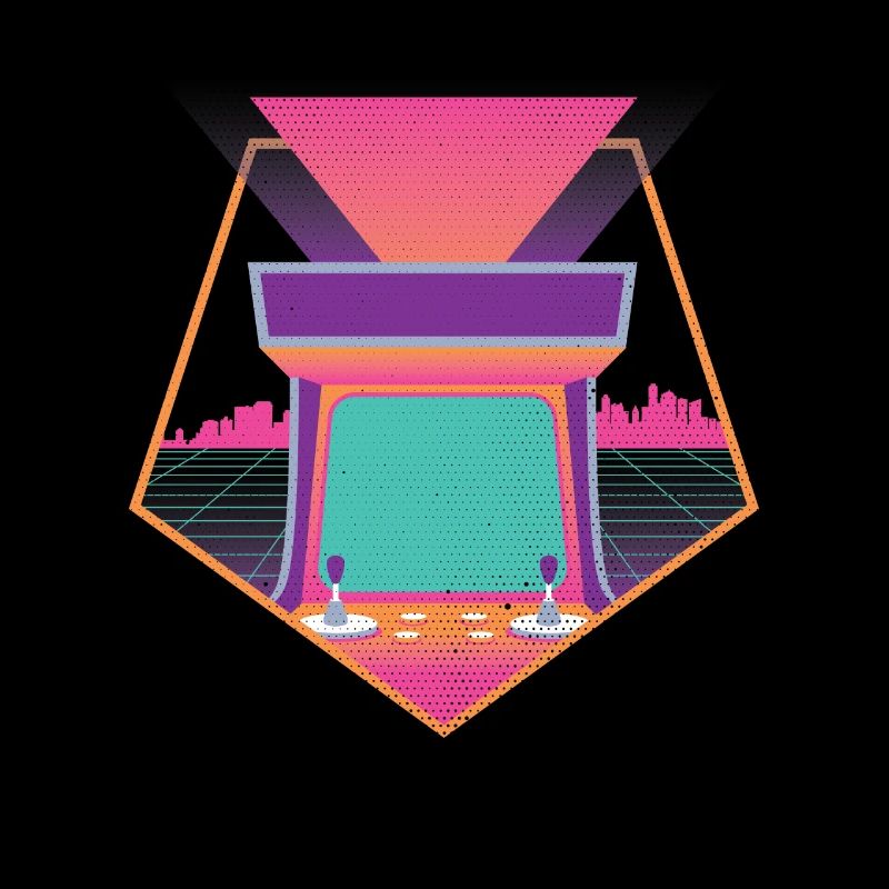 80s Retrogaming Arcade Machine Retro