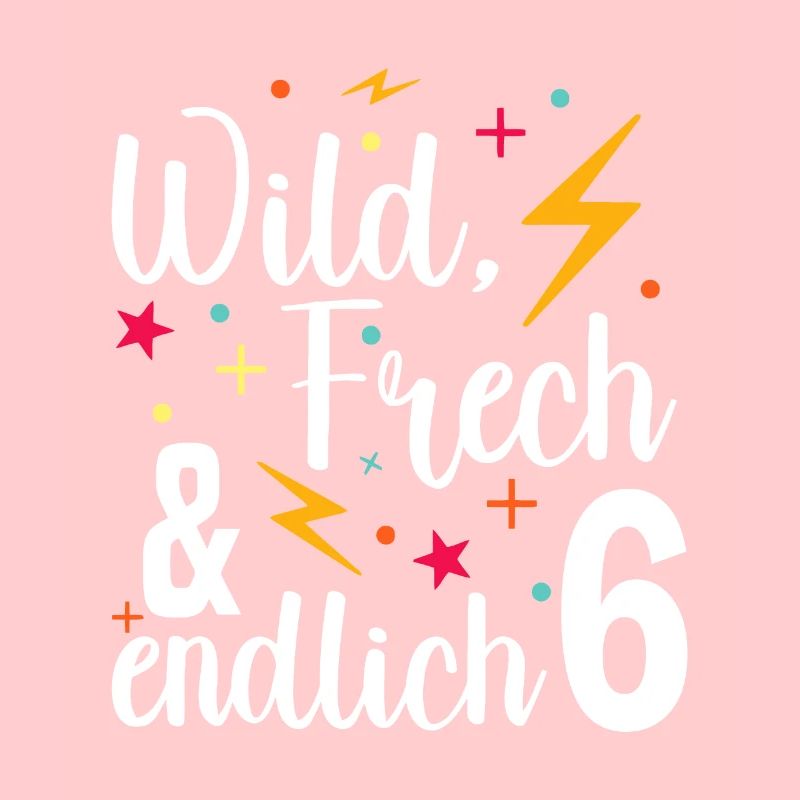 Kindergeburtstag T-Shirt Endlich Wild frech Feier