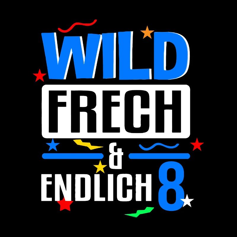 Kindergeburtstag T-Shirt Endlich Wild frech Feier