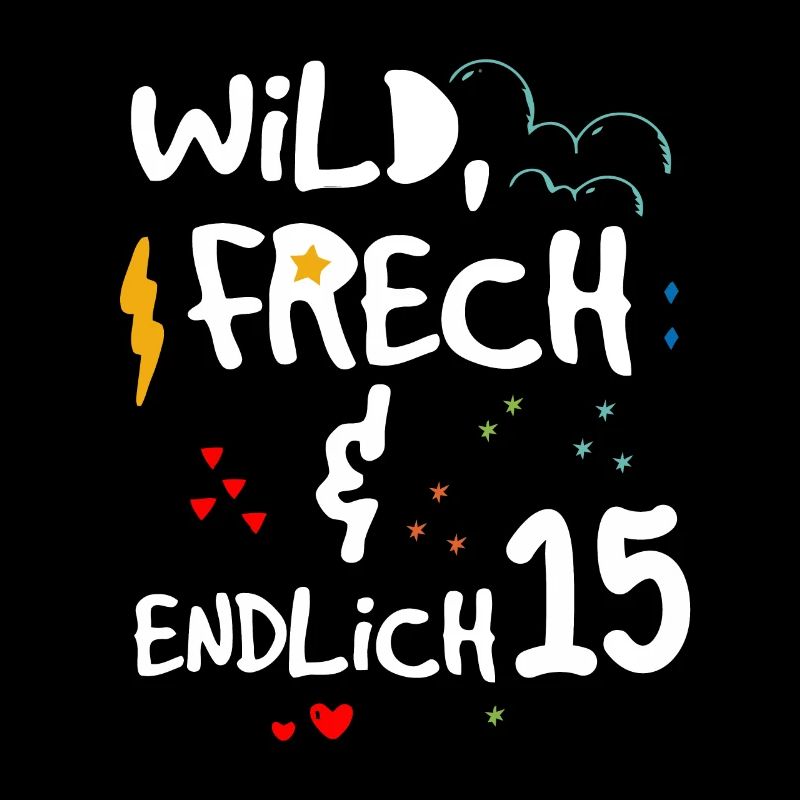 Kindergeburtstag T-Shirt Endlich Wild frech Feier