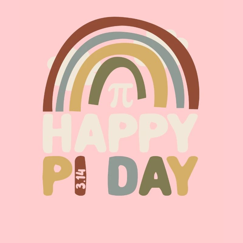 BOHO Regenbogen Happy Pi Day 3.14 Math Geek Teach