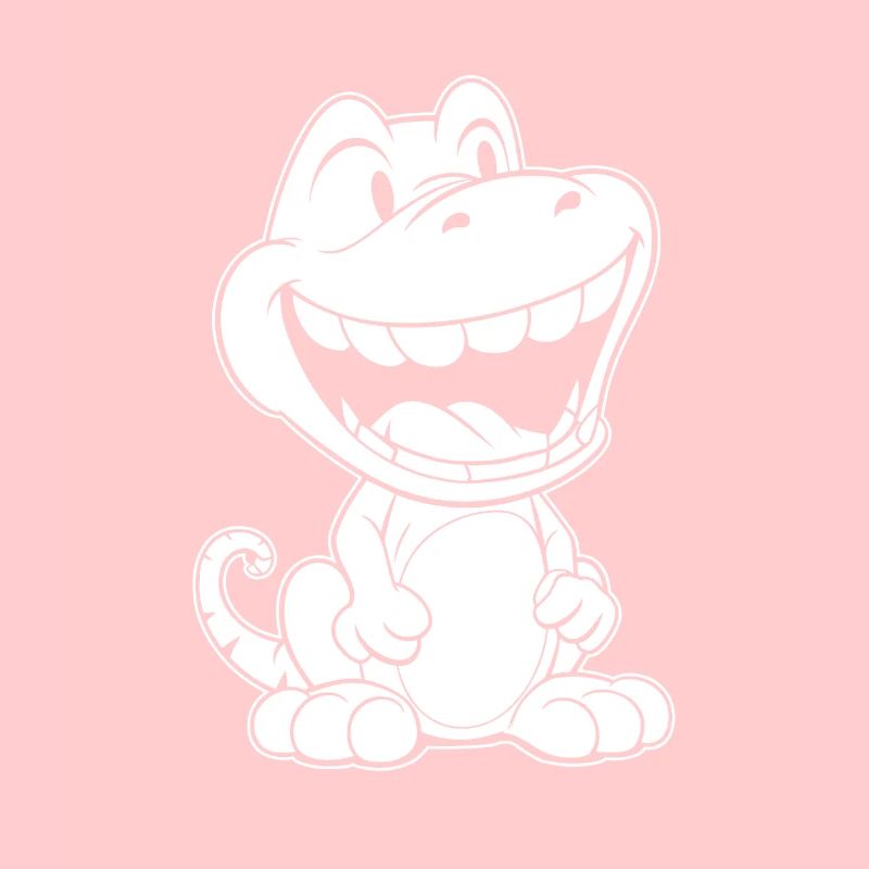 Sourire de dinosaure
