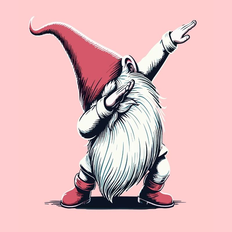 Dabbing Gnome Dab Père Noël