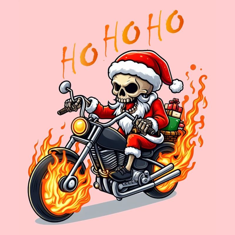 Evil Skeleton Santa