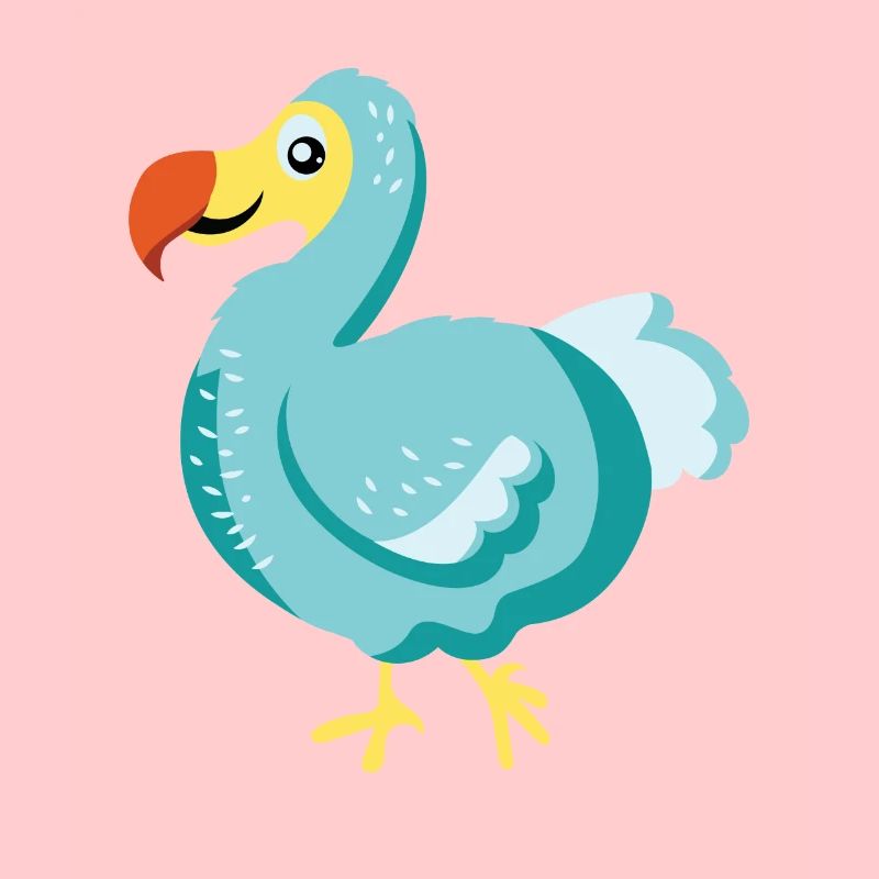 Kinder Dodo Vogel Vögelchen