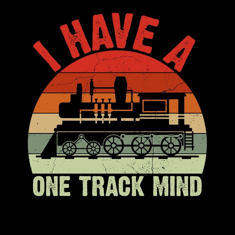 Zug Einstrecke Mind Railroad Lokomotive