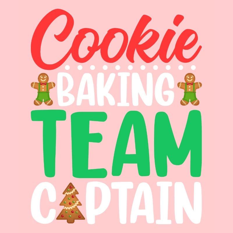Cookie Baking Team Captain Gingerbread Christmas
